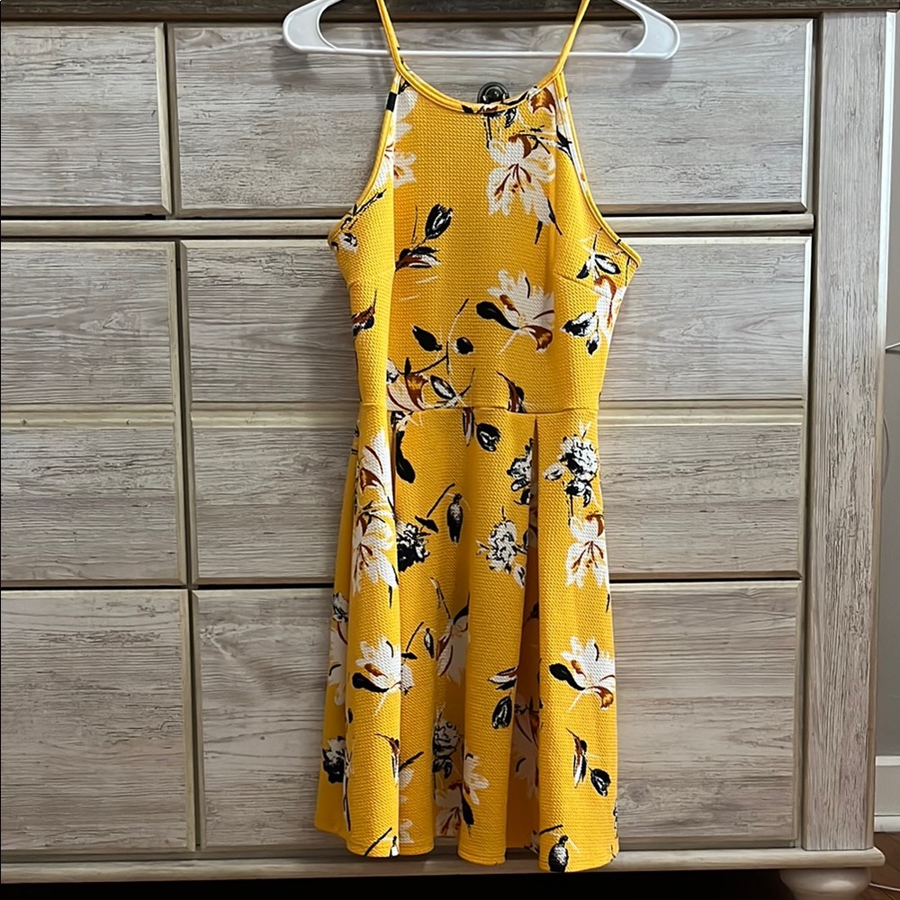 Floral Yellow Dress
